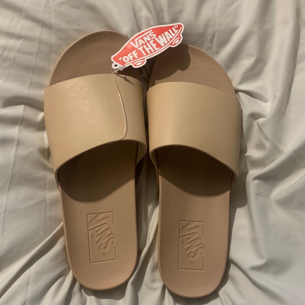 Vans Devon Slide, leather, Amberlight